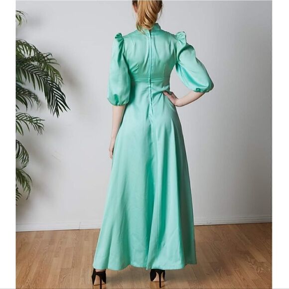 Dresses & Skirts - Vintage 60s 70s Mint Green Dress